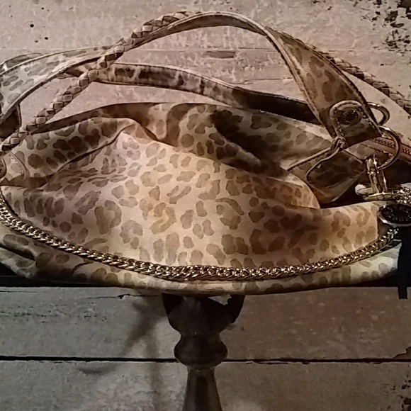 Steve Madden slouchy cheetah print handbag - Picture 1 of 8